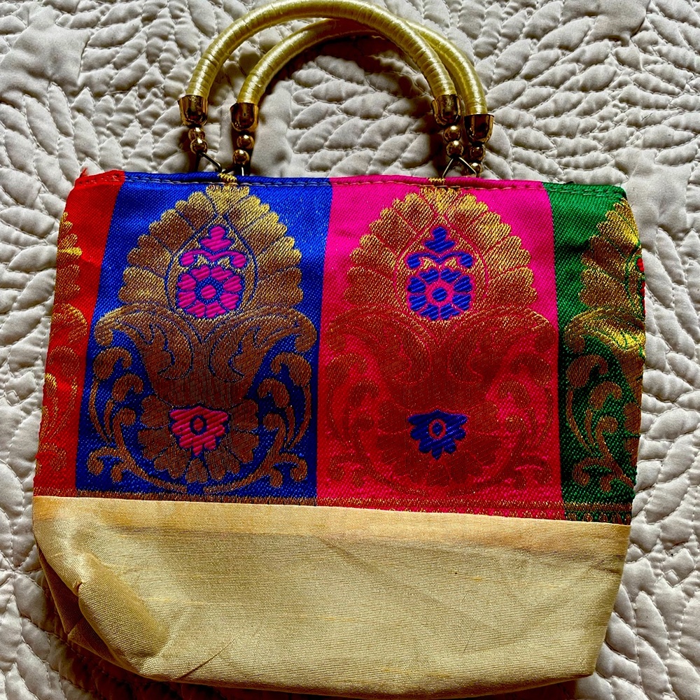 Brocade Jewel Tone Handbag Small 👑